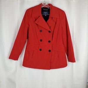 Liz Claiborne Double Breasted Insulated Raincoat